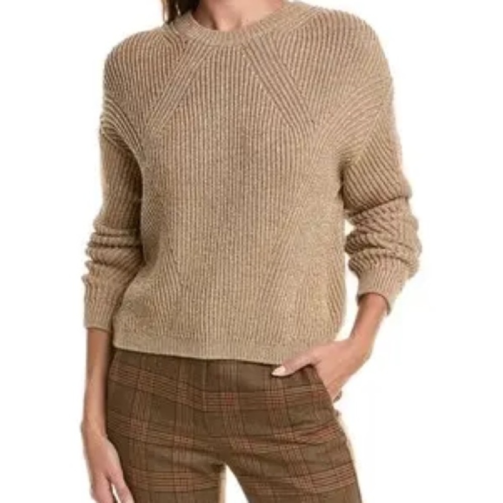 MaxMara Women's gold Crew Neck Sweater sz L $535